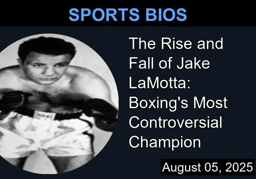 Jake LaMotta: Nieznana historia legendy boksu