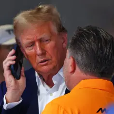 Zaskakujący powód wizyty Donalda Trumpa w McLarenie przed wyścigiem F1